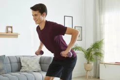 Body Building Dumbbells 1.5 Kg - Burgundy -Fit Zone Shop body building dumbbells 15 kg burgundy 3