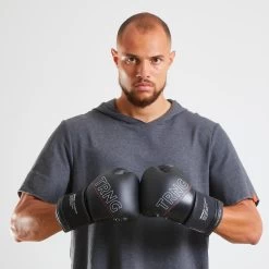 Boxing Training Gloves 120 - Black -Fit Zone Shop boxing training gloves 120 black 6