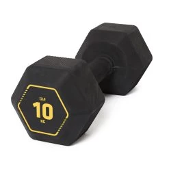CORENGTH Cross-Training Hex Dumbbell 10 Kg - Black