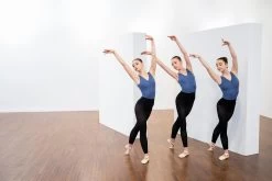 Girls’ Ballet Leotard - 500 Blue/Grey 12 Girls’ Ballet Leotard - 500 Blue/Grey -Fit Zone Shop girls ballet leotard 500 blue grey 4