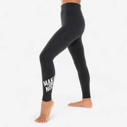 Girls’ Modern Dance And Modern Jazz Leggings - Black