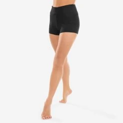 Girls’ Modern Dance And Modern Jazz Shorts - Black