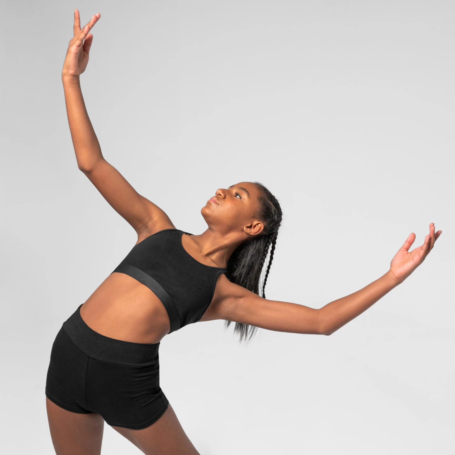 Girls’ Modern Dance And Modern Jazz Shorts - Black 10 Girls’ Modern Dance And Modern Jazz Shorts - Black - Image 8