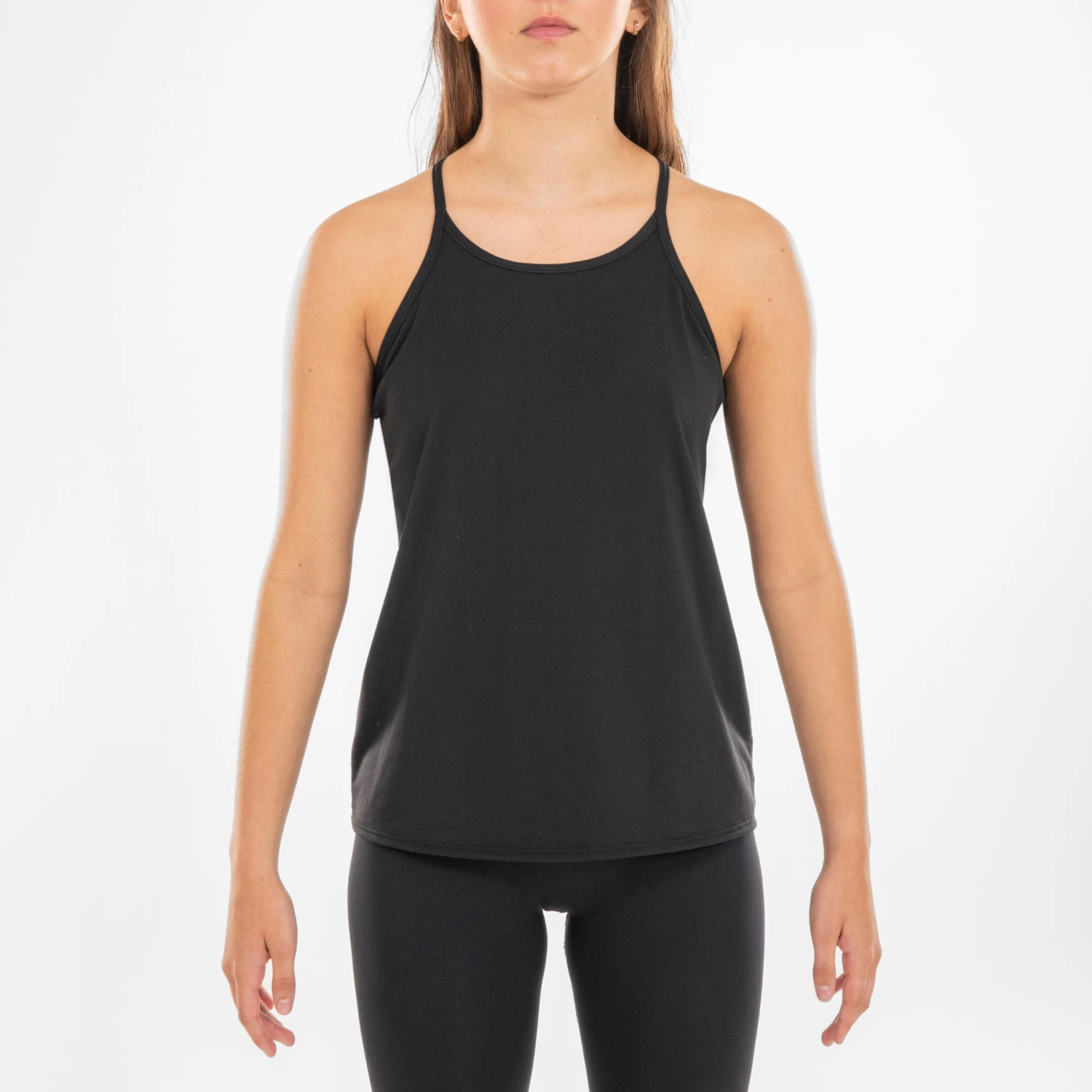 Girls’ Modern Dance And Modern Jazz Tank Top - Black 7 Girls’ Modern Dance And Modern Jazz Tank Top - Black - Image 5