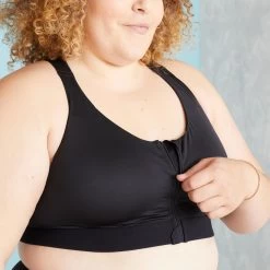 High-Support Sports Bra - 920 Black -Fit Zone Shop high support sports bra 920 black 2