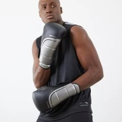 Kickboxing Gloves 500 - Black -Fit Zone Shop kickboxing gloves 500 black 3