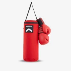 Kids Boxing Bag + Gloves Set