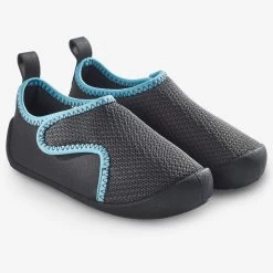 Kids’ Gym Eco-Friendly Booties – Dark Grey -Fit Zone Shop kids gym eco friendly booties dark grey 4