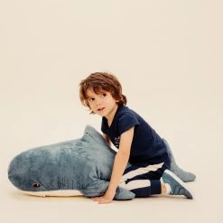 Kids' Gym Warm Slim-Fit Pants - Blue -Fit Zone Shop kids gym warm slim fit pants blue 5