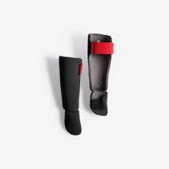 Kids' Kickboxing Shin-Foot Guard - 100