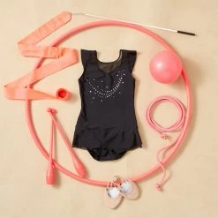 Kids’ Rhythmic Gymnastics Ribbon 4 m - Pink -Fit Zone Shop kids rhythmic gymnastics ribbon 4m pink 5