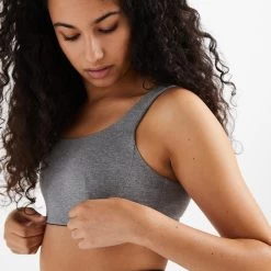 Light Support Fitness Bra - 120 Grey -Fit Zone Shop light support fitness bra 120 grey 2