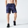 Men’s Fitness Shorts - Essential 120 Blue -Fit Zone Shop men s breathable essential fitness shorts blue camo