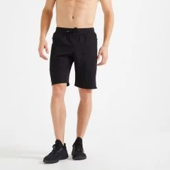 Men's Gym Shorts - 500 Black