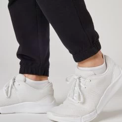 Men’s Joggers - Essential 500 Black -Fit Zone Shop mens fitness jogging pants essential 500 black 3