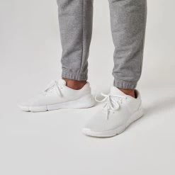 Men’s Regular-Fit Joggers - Essentials 500 Grey -Fit Zone Shop mens fitness pants essential 500 grey 2