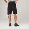 Men’s Fitness Shorts With Zipped Pockets - 520 Black -Fit Zone Shop mens fitness shorts 520 black