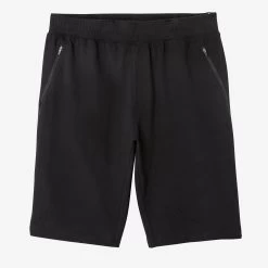 Men’s Fitness Shorts With Zipped Pockets - 520 Black 11 Men’s Fitness Shorts With Zipped Pockets - 520 Black -Fit Zone Shop mens fitness shorts 520 black 4