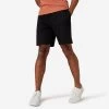 Men’s Straight-Cut Fitness Shorts - Essential 500 Black 1 Men’s Straight-Cut Fitness Shorts - Essential 500 Black -Fit Zone Shop mens fitness shorts essential 500 black