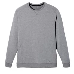 Men’s Fitness Sweatshirt - Crew 100 Grey -Fit Zone Shop mens fitness sweatshirt crew 100 grey 6