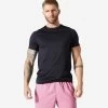 Men’s Fitness T-Shirt - 500 Black -Fit Zone Shop mens fitness t shirt 500 black