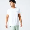 Men’s Fitness T-Shirt - FTS 120 White -Fit Zone Shop mens fitness t shirt fts 120 white