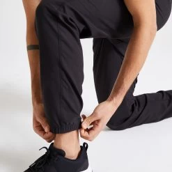 Men’s Fitness Pants - Essential 120 Black -Fit Zone Shop mens gym pants essential 120 black 5