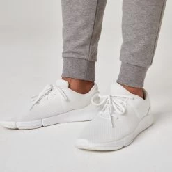 Men’s Fitness Pants - 500 Grey -Fit Zone Shop mens gym slim fit pants 500 grey 2