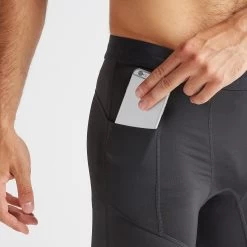 Men’s Gym Tights - 500 Black -Fit Zone Shop mens gym tights 500 black 3