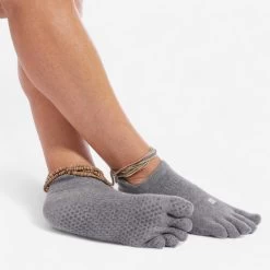 Yoga Non-Slip Toe Socks - Grey