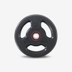 CORENGTH 10 Kg (22 Lb) Rubber Weight Plate With Handles