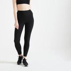 Women’s Fitness High-Waisted Leggings – FTI 100 Black