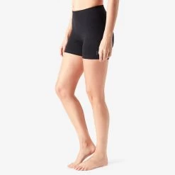 Women’s Fitness Fit Cotton Shorts - 500 Black
