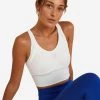 Women’s Dynamic Yoga Sports Bra - White -Fit Zone Shop womens dynamic yoga sports bra white