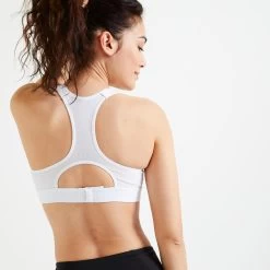 Women’s Fitness High Support Sports Bra - 900 White 8 Women’s Fitness High Support Sports Bra - 900 White -Fit Zone Shop womens fitness high support sports bra 900 white 2