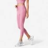 Women’s Fitness High-Waisted Leggings - FLE 500 A Pink -Fit Zone Shop womens fitness high waisted leggings fle500 a pink