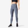 Women’s Fitness High-Waisted Leggings - FTI 100 Grey -Fit Zone Shop womens fitness high waisted leggings fti 100 grey