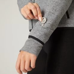 Women’s Fitness Hoodie - 560 Grey -Fit Zone Shop womens fitness hoodie 560 grey 5