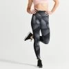 Women’s Fitness Leggings – FTI 120 Grey Print/Black -Fit Zone Shop womens fitness leggings fti 120 grey print black