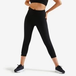 Women’s Gym 7/8 Leggings - FCA 100 Black