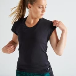 Women’s Gym T-Shirt - FTS 100 Black