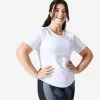 Women’s Fitness T-Shirt - FTS 120 T White -Fit Zone Shop womens gym t shirt fts 120 white