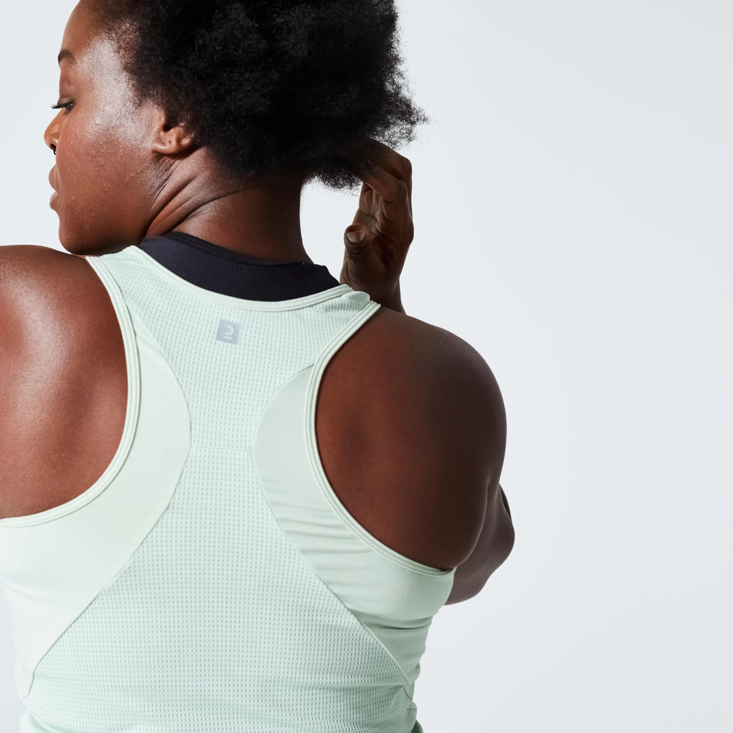 Women’s Gym Tank Top – FTA 120 Green 5 Women’s Gym Tank Top – FTA 120 Green - Image 3