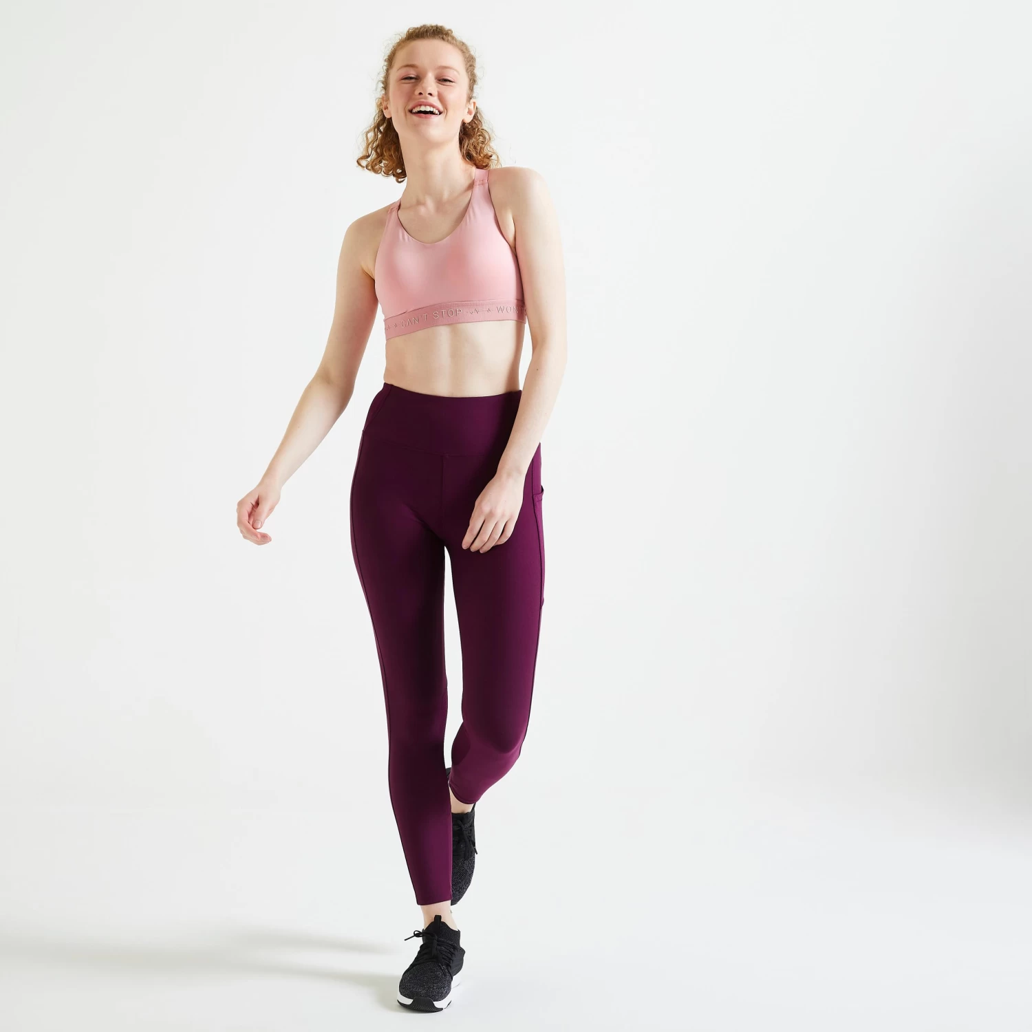 Women’s High Support Sports Bra - 900 Pink 4 Women’s High Support Sports Bra - 900 Pink - Image 2