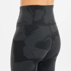 Women’s Modern Dance High-Waisted Leggings - Black/Grey -Fit Zone Shop womens modern dance high waisted leggings black grey 4