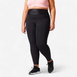 Women’s Plus-Size Fitness Leggings - FTI 500 Black