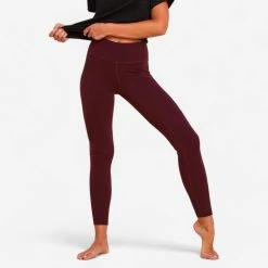 Women’s Yoga Leggings - Burgundy